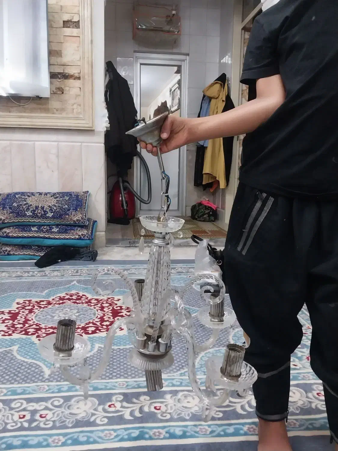 لوستر|لوستر و چراغ آویز|نیشابور, مازول|دیوار