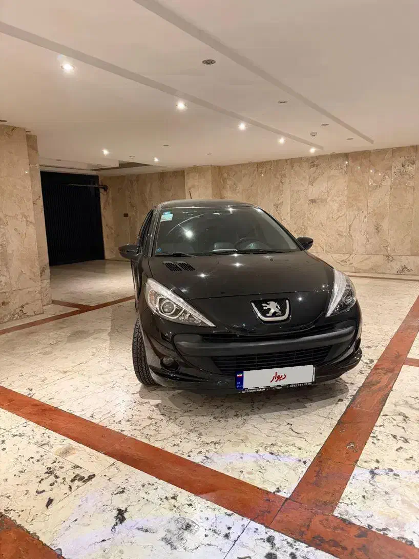 207 مشکی سقف پاناروما|خودرو سواری و وانت|کرج, جهانشهر|دیوار