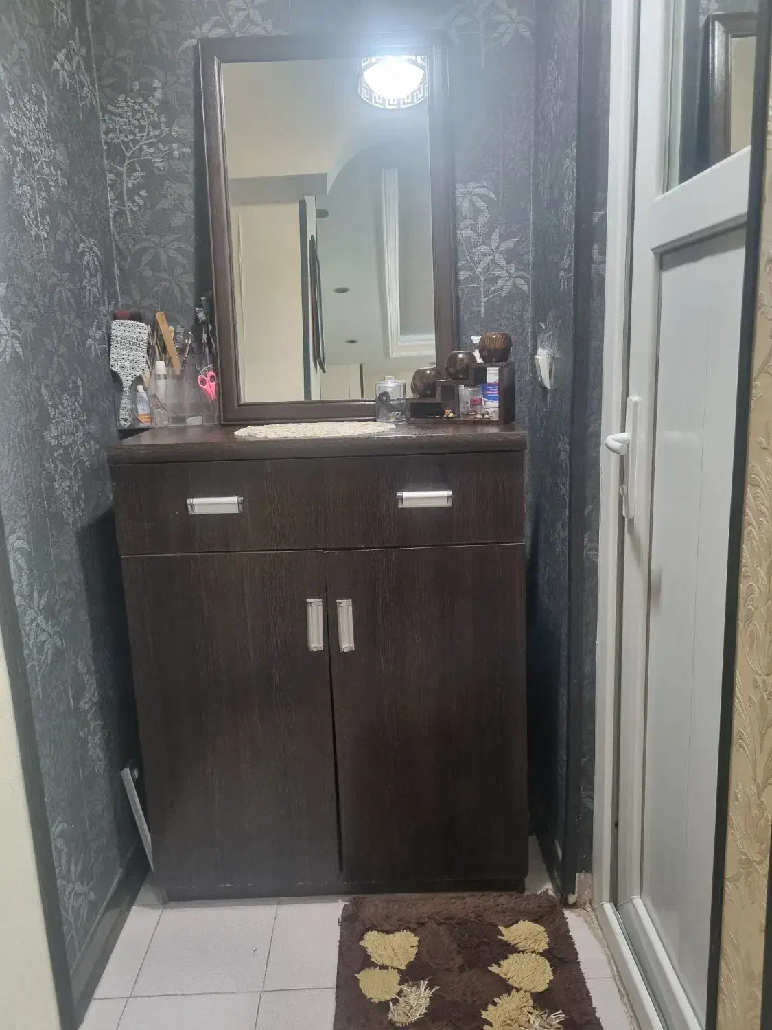 جا کفشی کنسول با آینه|جاکفشی، کمد، دراور|تهران, بهداشت|دیوار