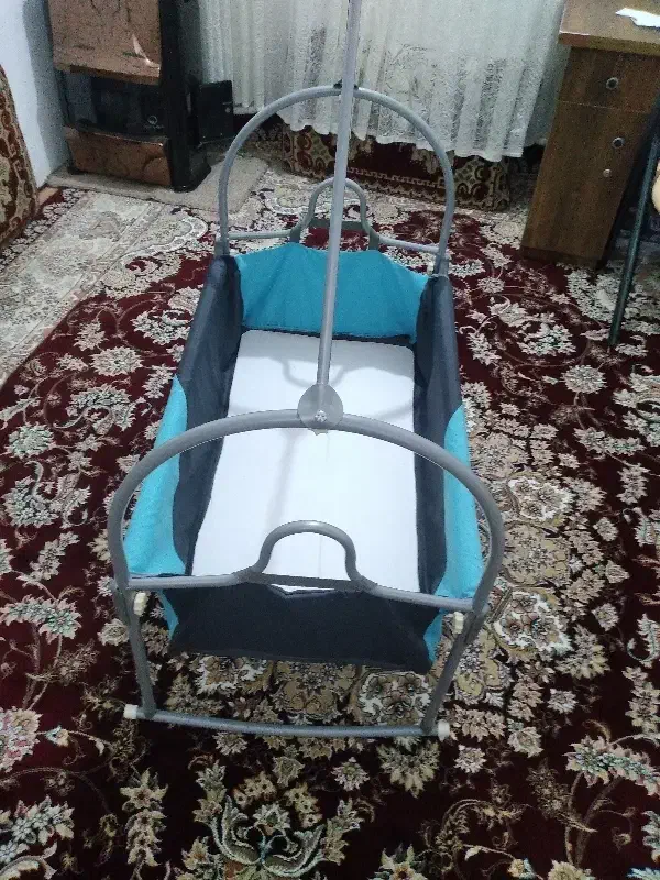 گهواره نو بدون استفاده|تخت و صندلی بچه|قروه, |دیوار