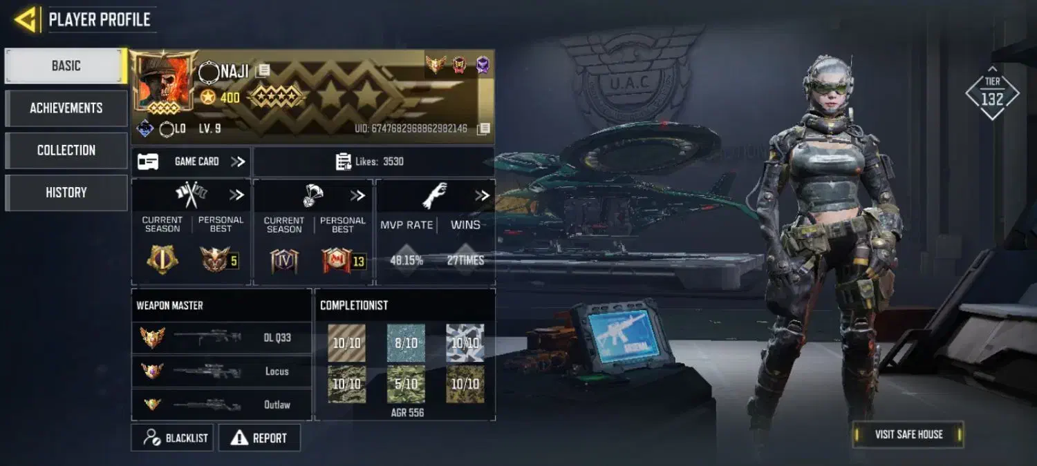 اکانت کالاف تک سیو چنج فقط طاق|کنسول، بازی ویدئویی و آنلاین|مینودشت, |دیوار