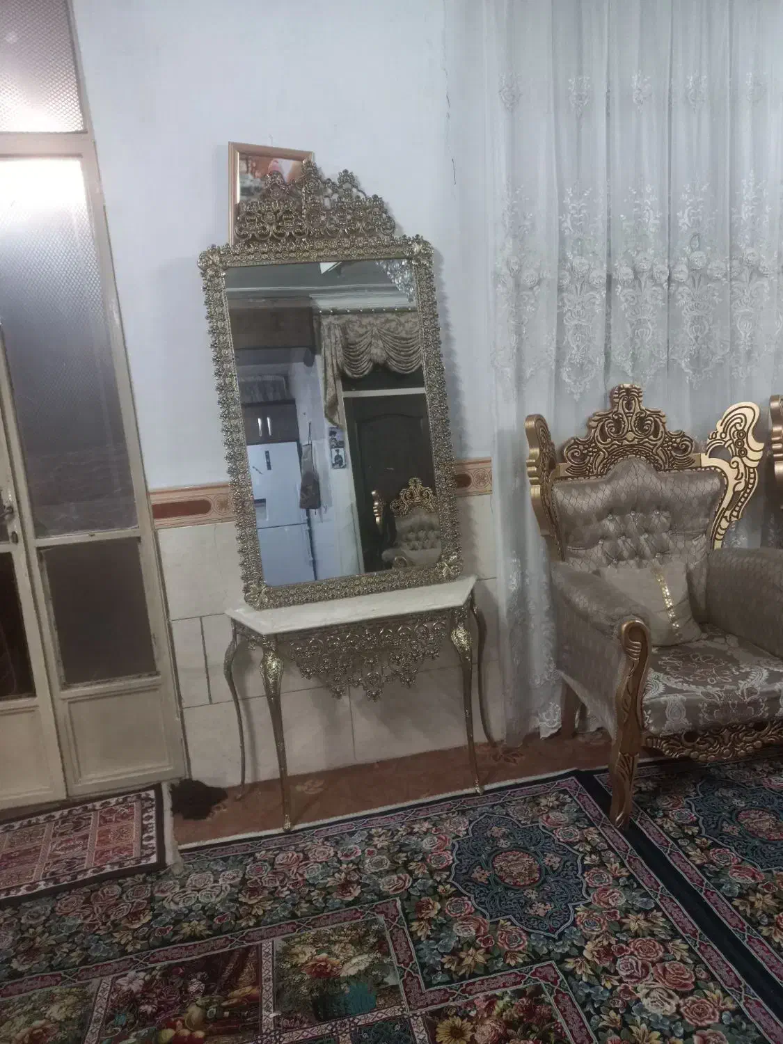 آینه شمعدان|آینه|رباط‌کریم, الارد|دیوار