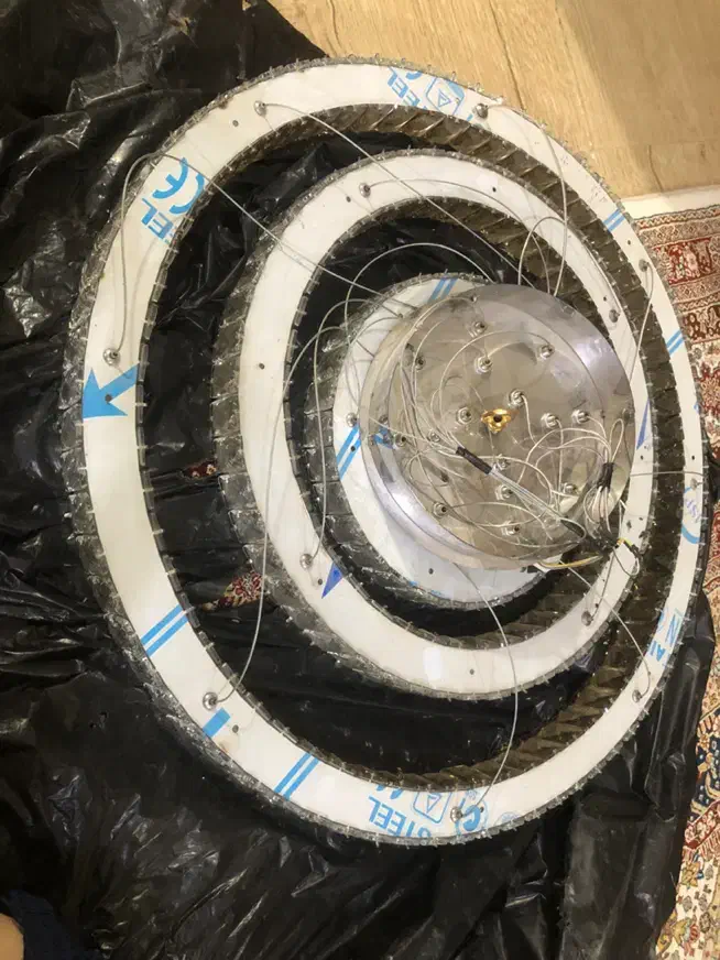 لوستر کریستال|لوستر و چراغ آویز|اهواز, بهارستان|دیوار