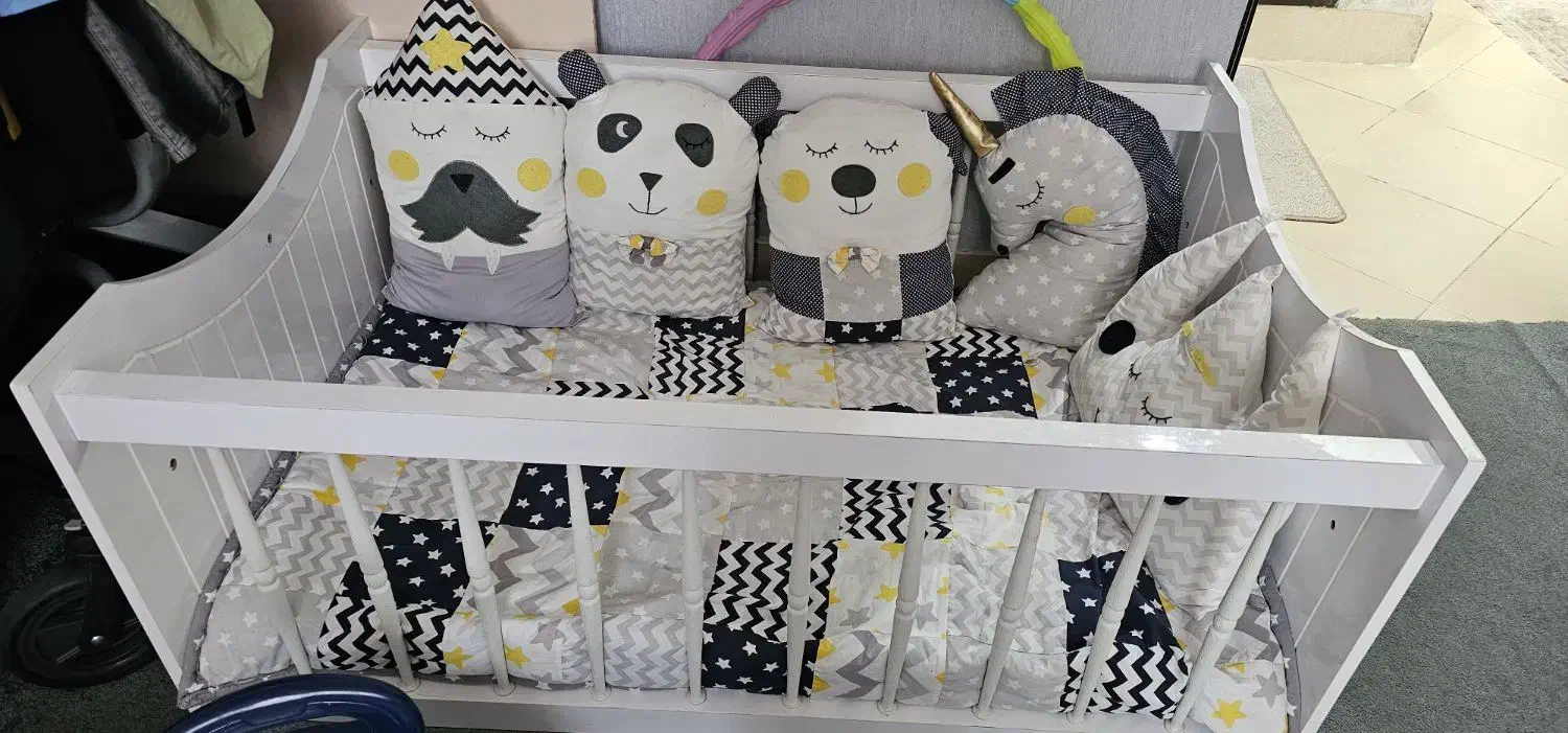 سرویس خواب اتاق کودک با خوشخواب در حد نوو|تخت و صندلی بچه|کاشمر, |دیوار