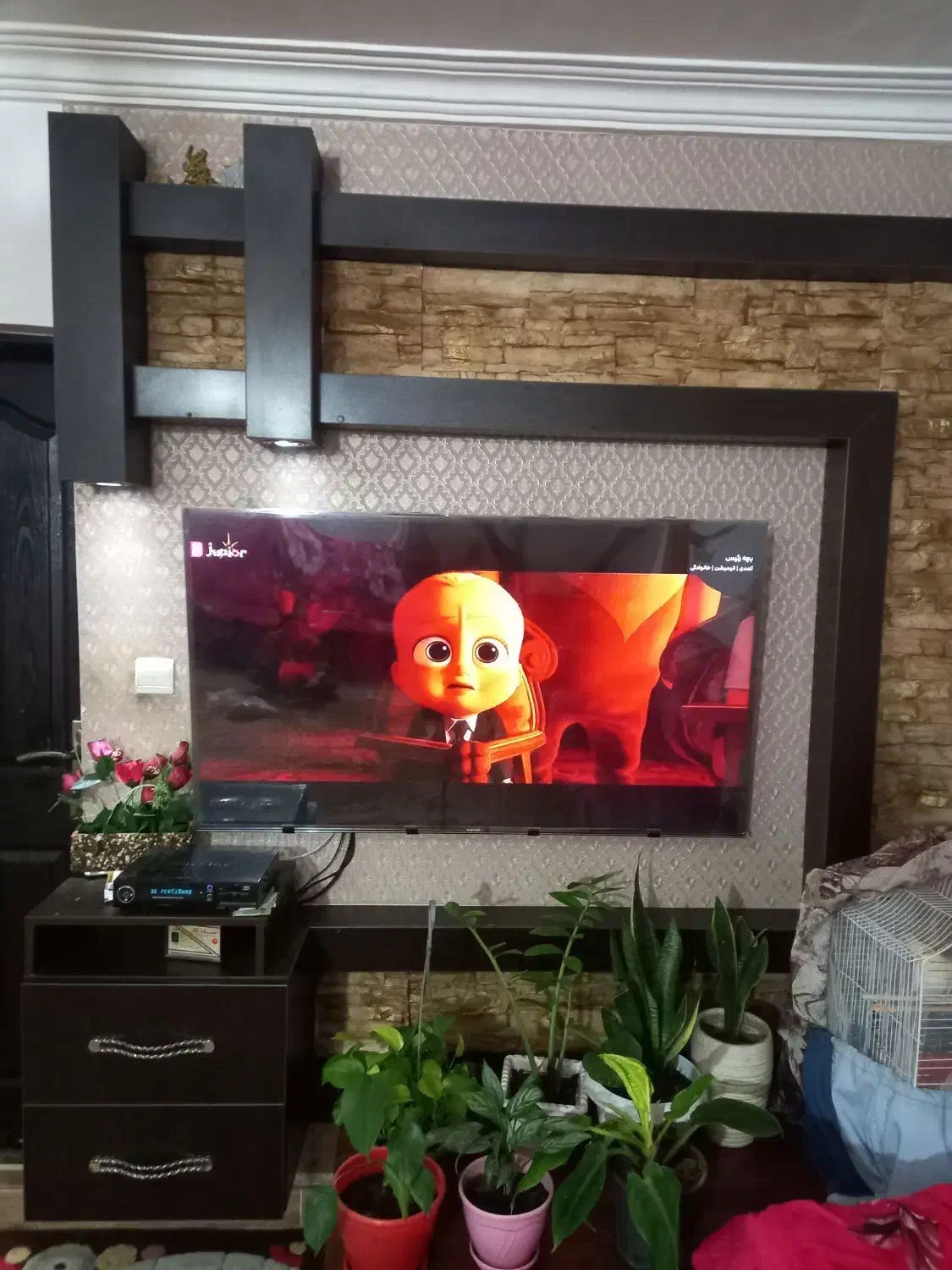 دکور وجای تلویزیون|بوفه، ویترین، کنسول|کوچصفهان, |دیوار