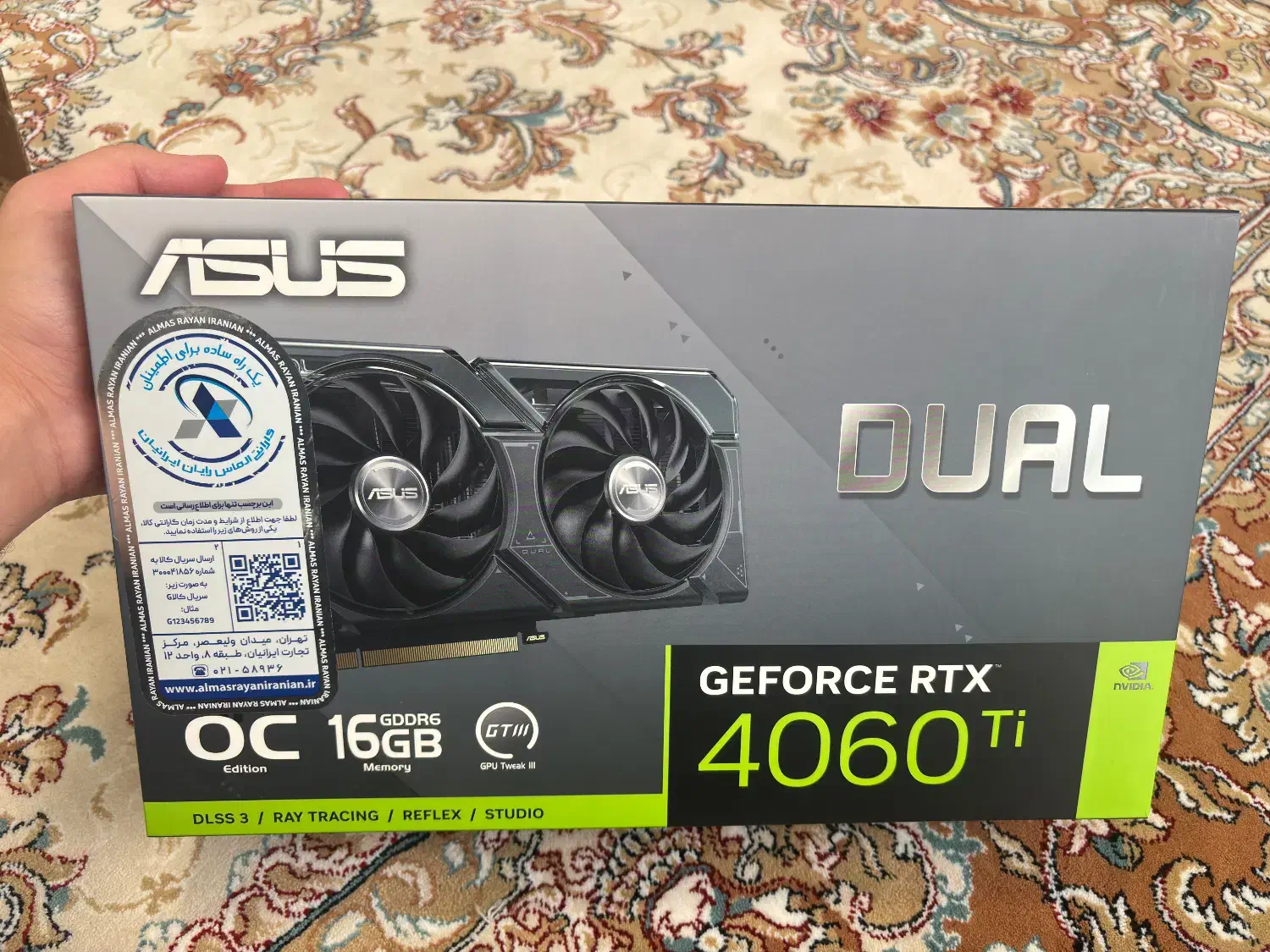 Rtx 4060ti 16g oc asus|قطعات و لوازم جانبی رایانه|تهران, یاخجی آباد|دیوار