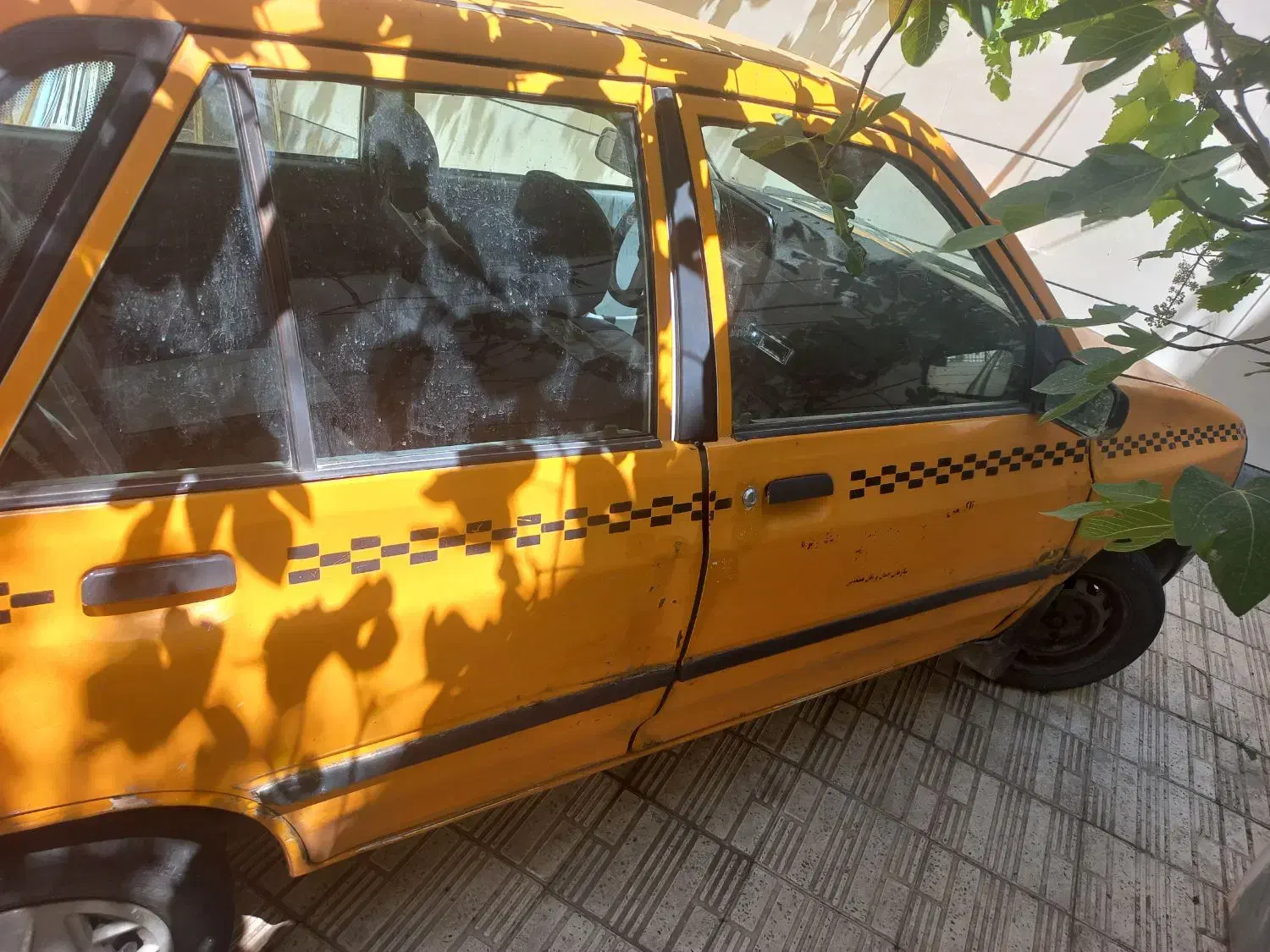 تاکسی نارنجی رنگ تاکستان مدل ۸۴|خودرو سواری و وانت|قزوین, |دیوار