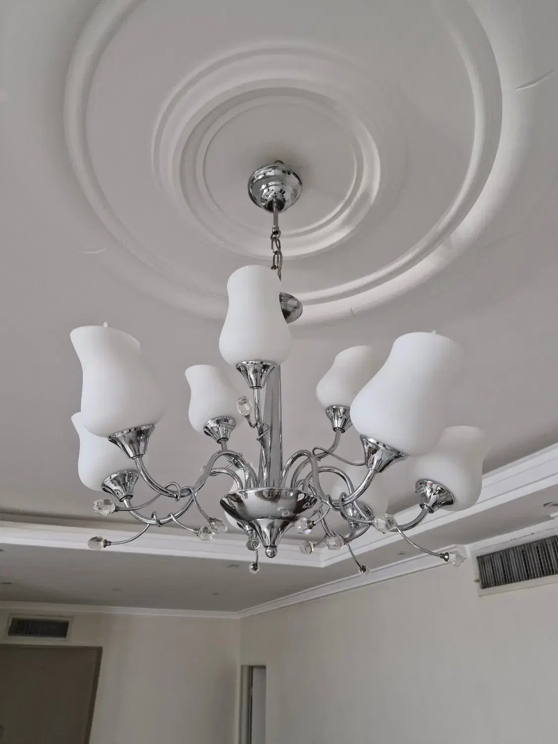 دو عدد لوستر ۹ شعله|لوستر و چراغ آویز|تهران, تهرانسر مرکزی|دیوار