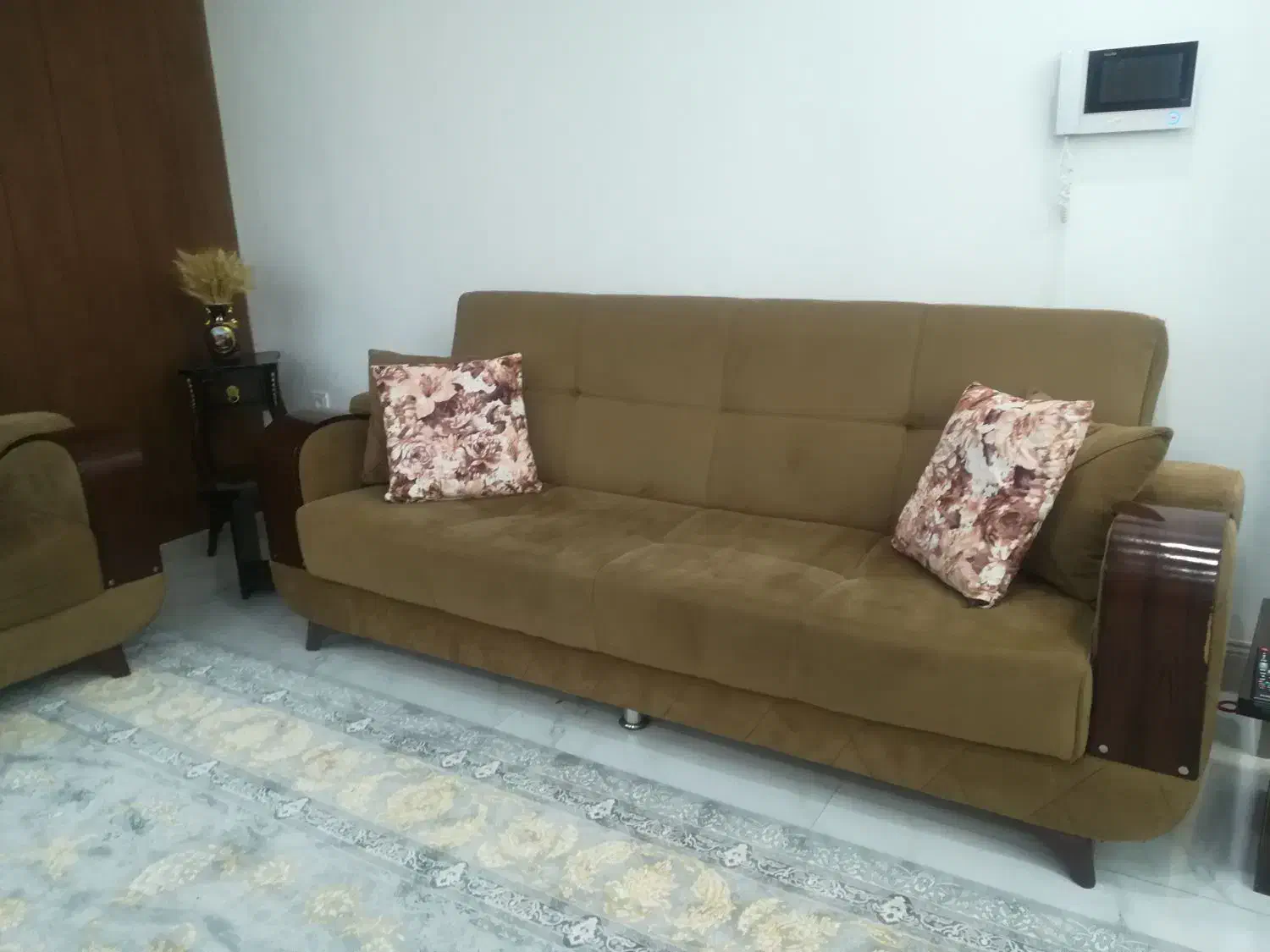 فروش یک نیم ست راحتی|مبلمان خانگی و میز عسلی|مبارکه, |دیوار