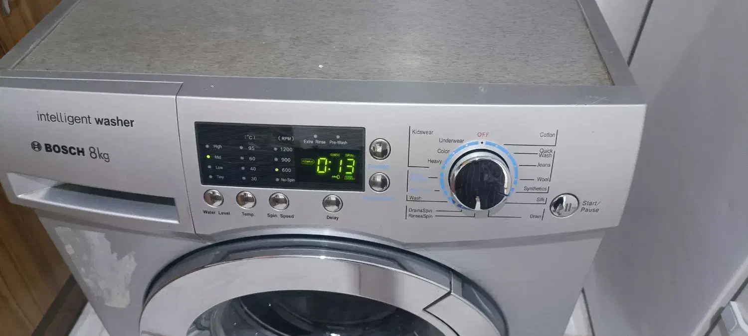 لباسشویی هوشمند بوش المانی۸ کیلویی  bosch|ماشین لباسشویی و خشک‌کن لباس|مشهد, توس (بلوار توس)|دیوار