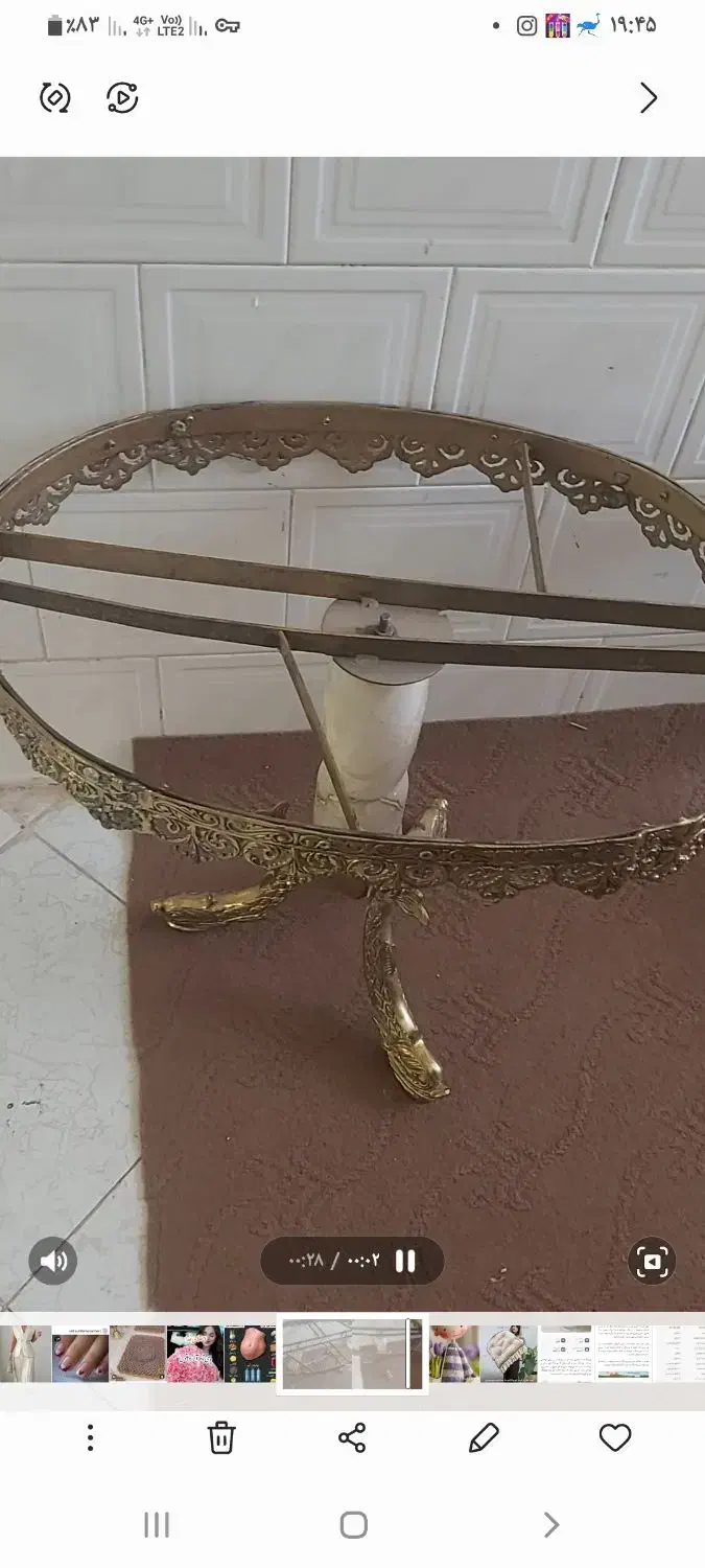 میز جلو مبلی ودو عسلی|مبلمان خانگی و میز عسلی|شاهین‌شهر, شهرک ردانی پور|دیوار