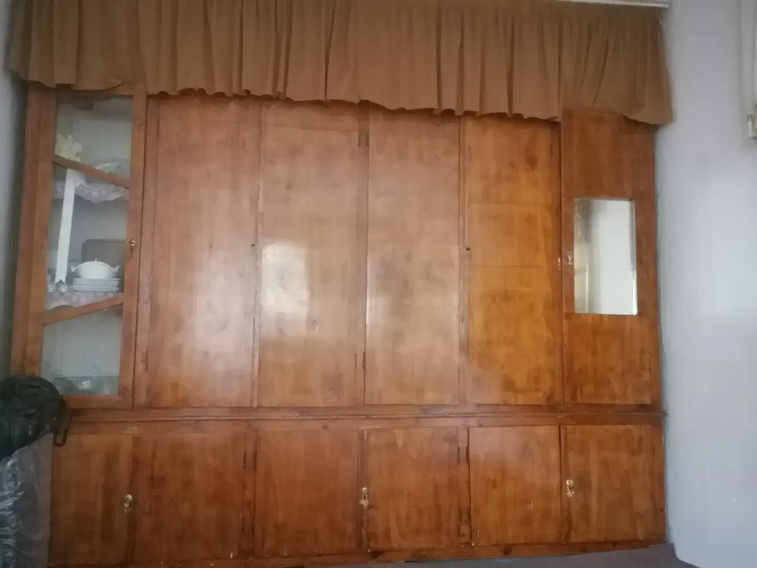 کمد چوبی2طبقه تمیز|جاکفشی، کمد، دراور|گنبد کاووس, |دیوار