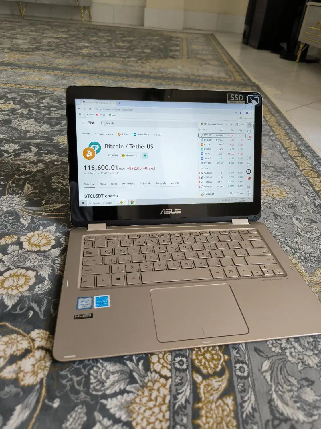 لپتاپ ایسوس زنبوک UX360C|رایانه همراه|نسیم‌شهر, |دیوار