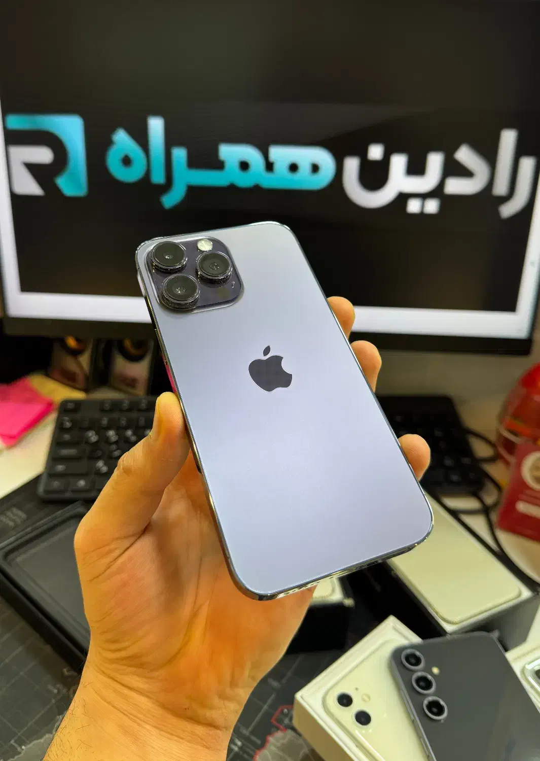 فروش اعتباری IP 14Promax 256GB ZA با یک فقره چک|موبایل|گنبد کاووس, |دیوار