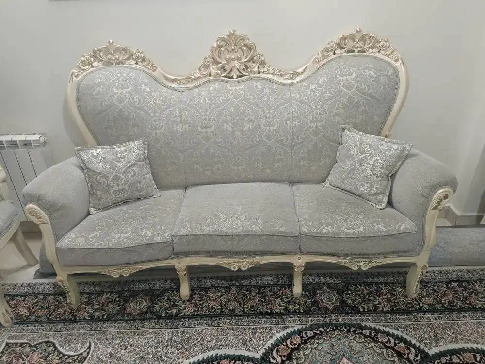 مبلمان۹نفره چوب راش|مبلمان خانگی و میز عسلی|تهران, والفجر (افسریه)|دیوار