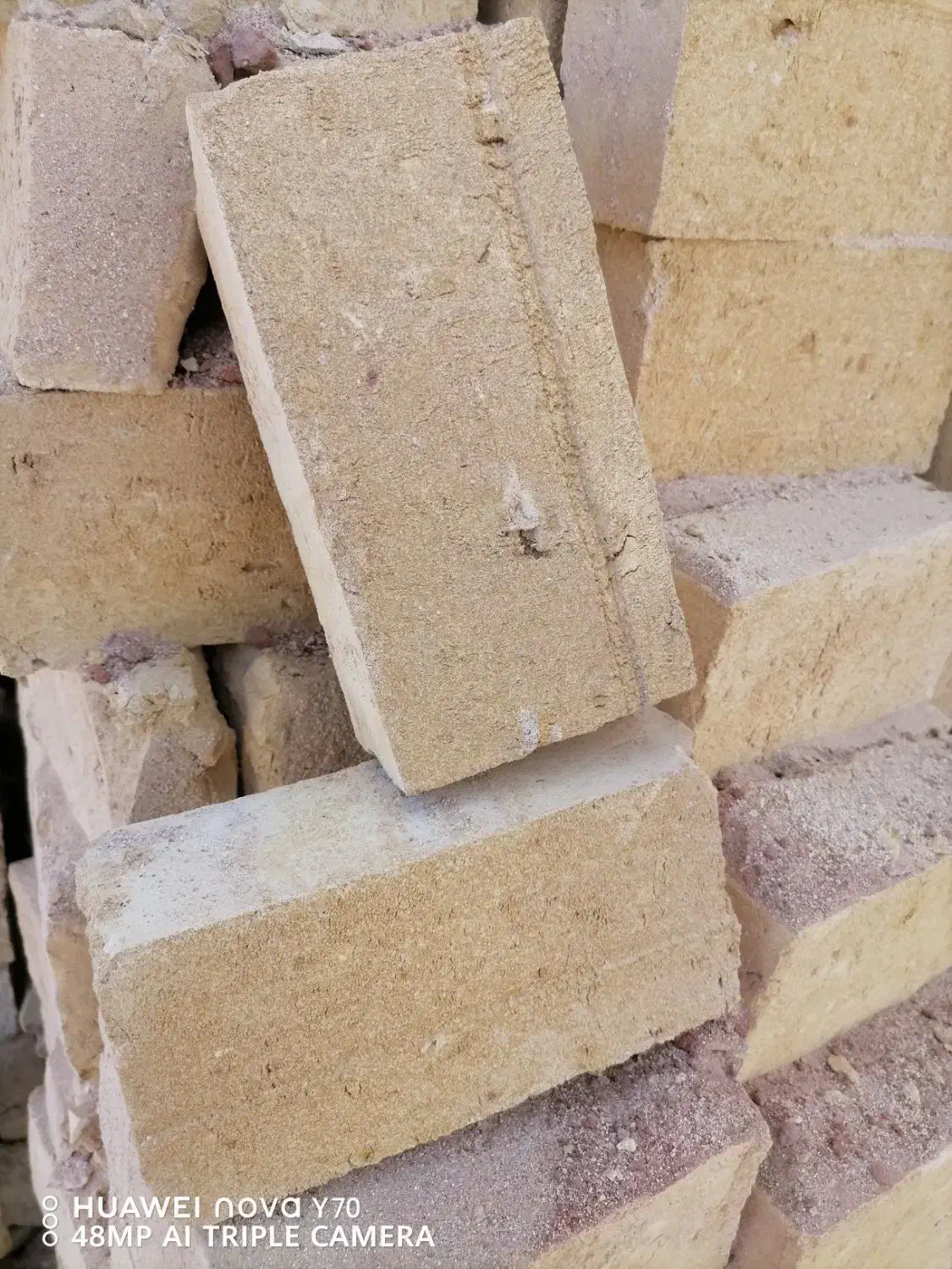 اجر دستی فشاری اهک ماسه بلوک تیغه اجر سه گل|مصالح و تجهیزات ساختمان|یزد, |دیوار