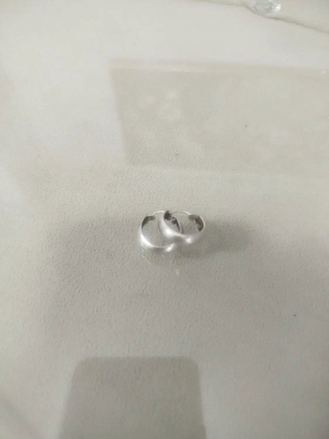 گوشواره حلقه ای.پلاک نقره .لنگ گوشواره|جواهرات|نورآباد, |دیوار