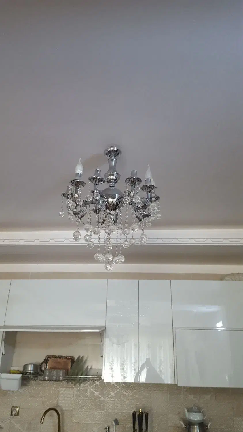 لوستر کریستالی|لوستر و چراغ آویز|قم, حنیف نژاد|دیوار