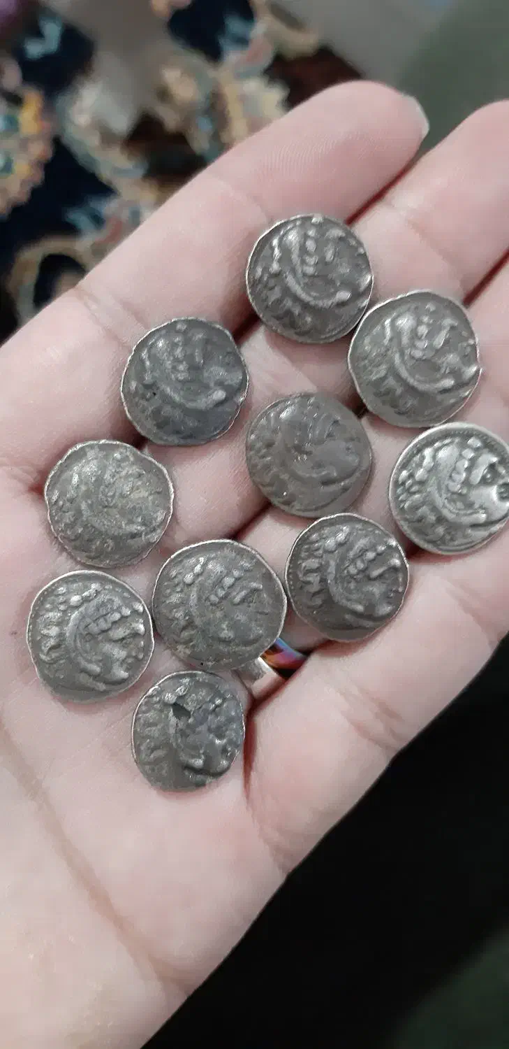 سکه ی اسکندر نقره|کلکسیون سکه، تمبر، اسکناس|همدان, |دیوار