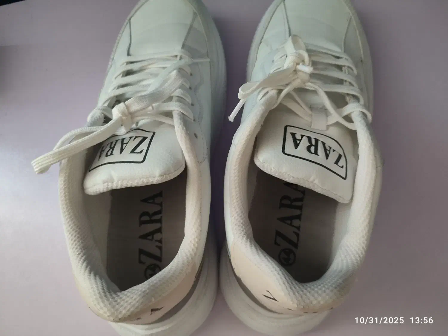 کتونی سفید سایز ۴۴|کیف، کفش، کمربند|شاهینشهر, گرگاب|دیوار