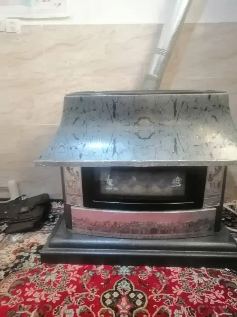 بخاری طرح شومینه|بخاری، هیتر، شومینه|ملارد, |دیوار