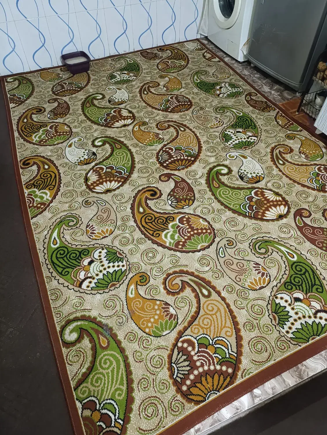 گلیم6متری طرح بته جقه|گلیم، جاجیم، گبه|گرگان, |دیوار