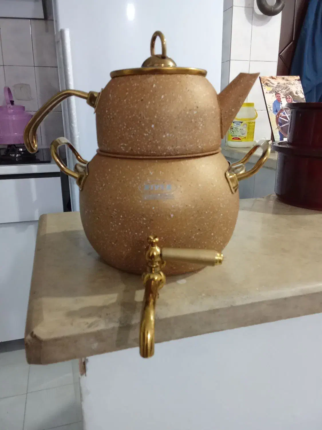 کتری و قوری خارجی همراه قوطی|قوری، کتری، قهوهساز دستی|ارومیه, |دیوار