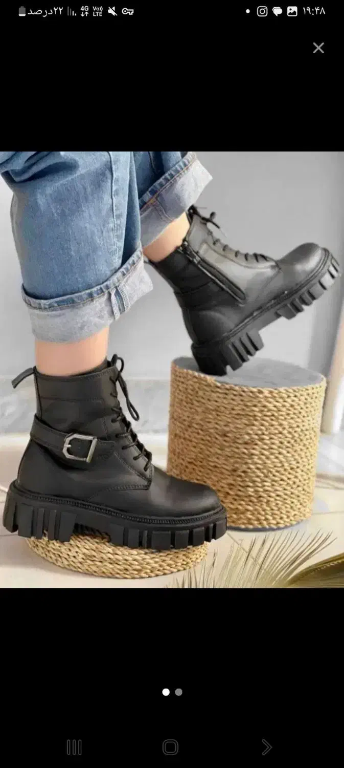 نیم بوت مشکی|کیف، کفش، کمربند|سنندج, |دیوار