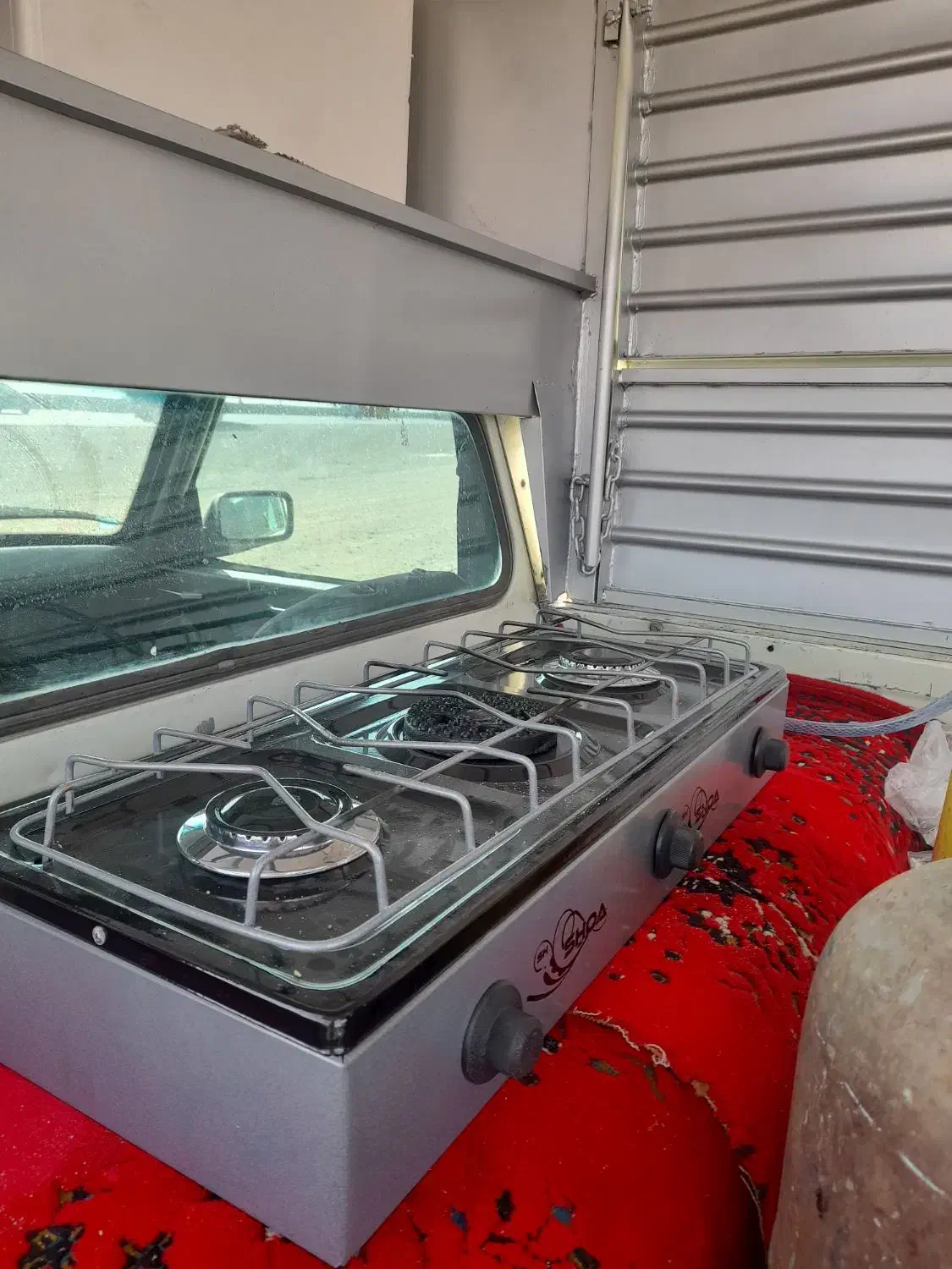 فرگاز ۳ شعله رومیزی آکبند و کاملا نو|اجاق گاز و لوازم برقی پخت‌وپز|پرند, فاز ۳|دیوار