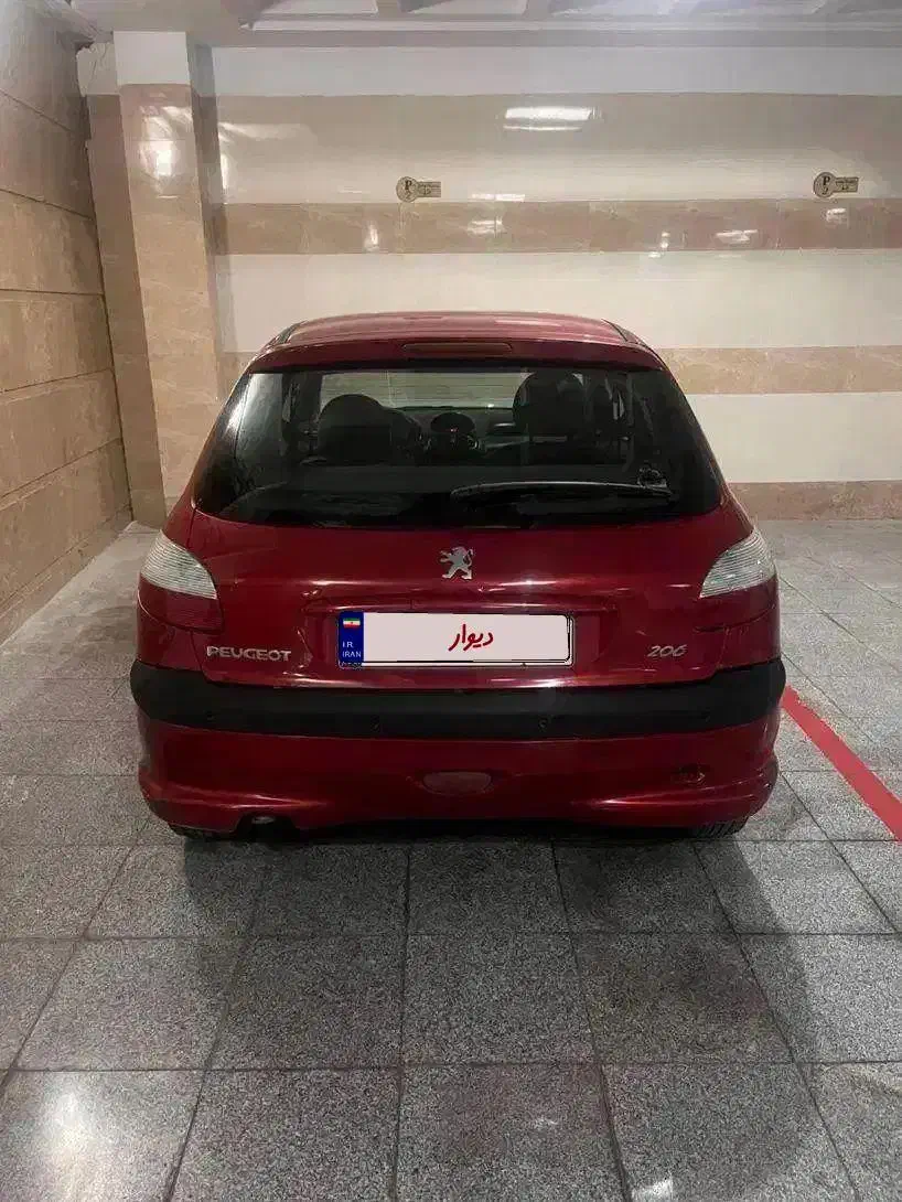 ۲۰۶ تیپ ۲ مدل ۱۳۹۰|خودرو سواری و وانت|کرج, عظیمیه|دیوار