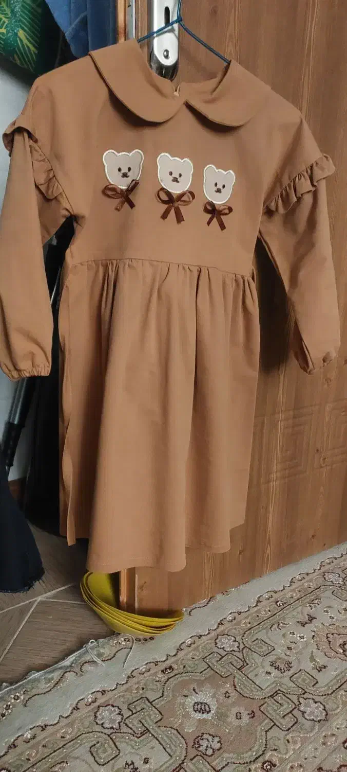 پیراهن کتان دخترونه|کفش و لباس بچه|سمنان, |دیوار