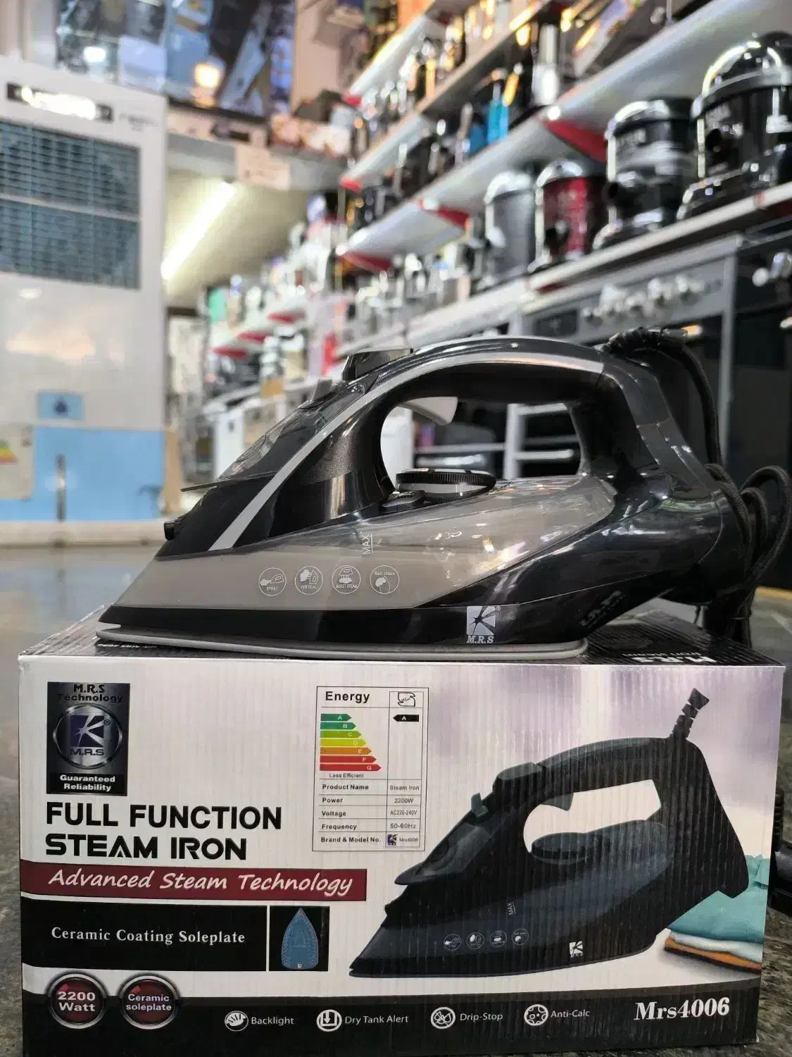 اتو بخار برند MRS توان 2200 وات کف سرامیک اطو|اتو و لوازم اتو|مشهد, گلشور|دیوار