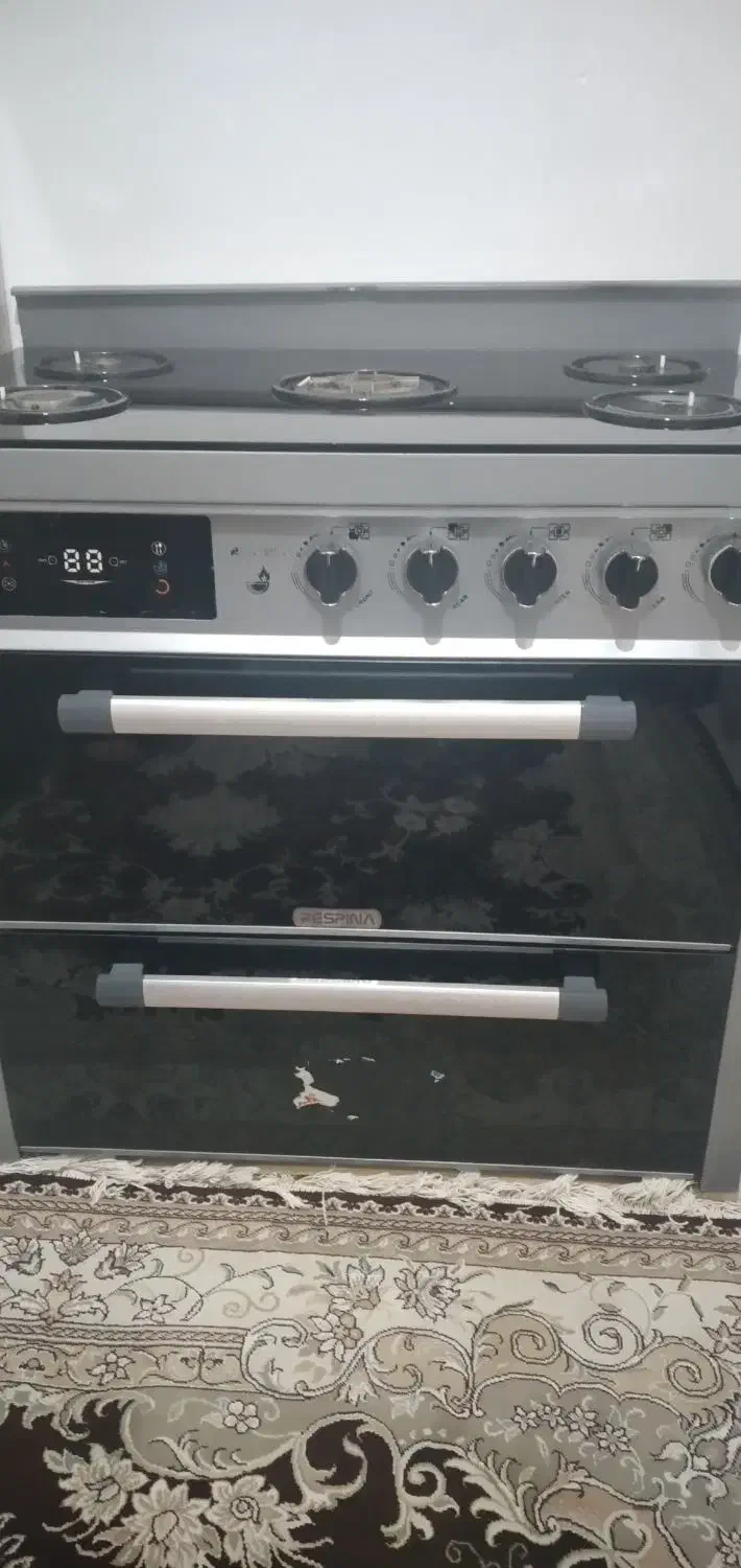 اجاق گاز پنج شعله بخاری و باند همه در حد نو|اجاق گاز و لوازم برقی پخت‌وپز|صباشهر, |دیوار