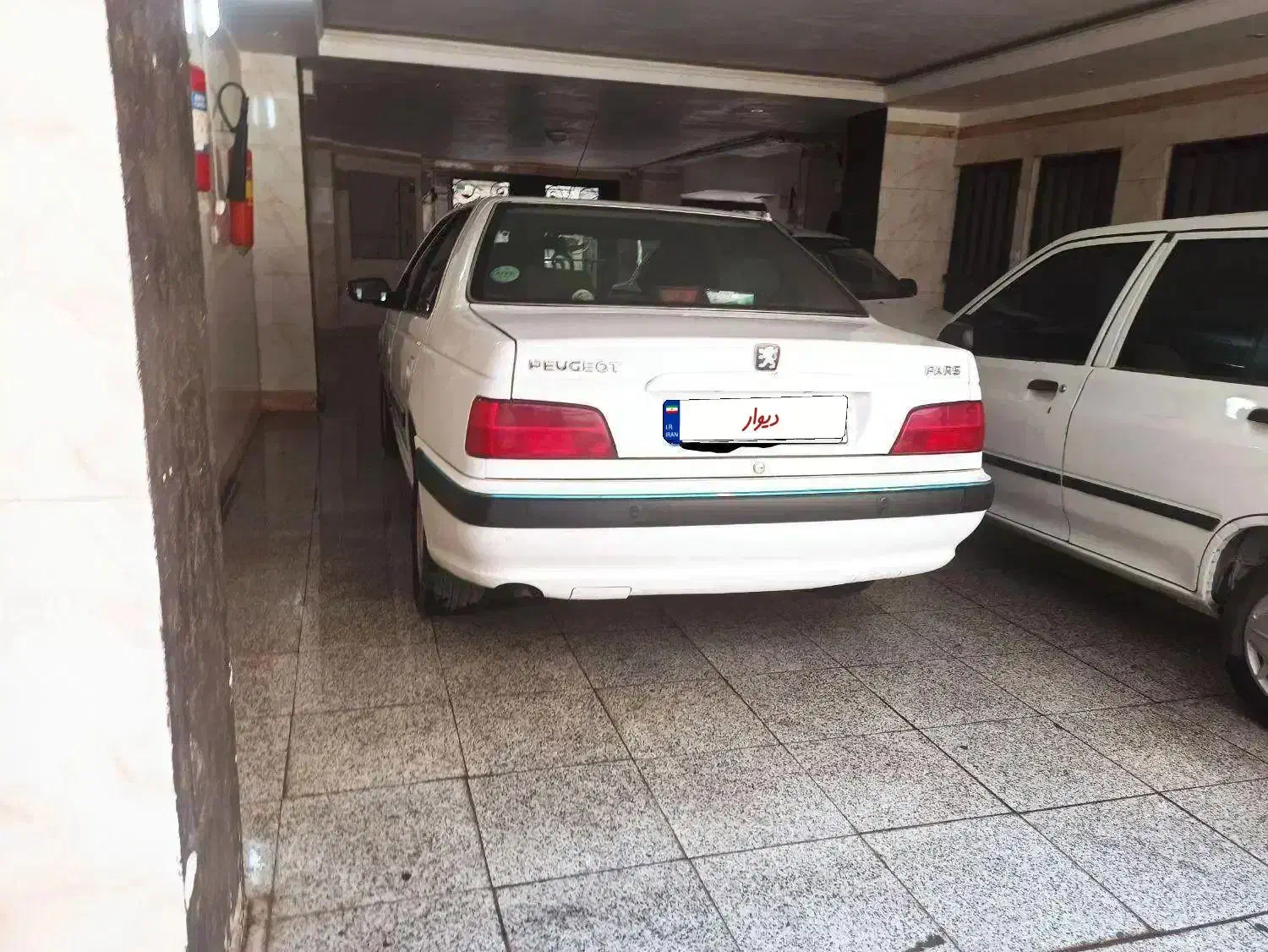 پژو پارس سال مدل ۹۹ سفید بی رنگ دریچه سیمی|خودرو سواری و وانت|تهران, افسریه جنوبی|دیوار