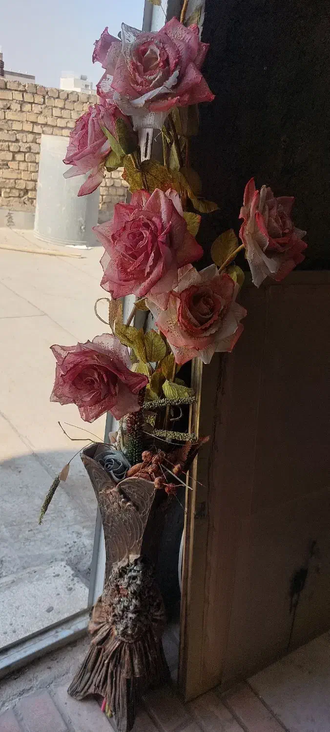 استند قابلمه  گل گلدان  بطری اب طرح دمبل|صنایع دستی و سایر لوازم تزئینی|اصفهان, شیخ طوسی|دیوار