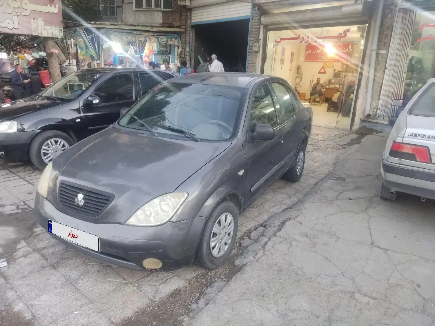 تیبا1 مدل93بدون رنگ|خودرو سواری و وانت|دورود, |دیوار