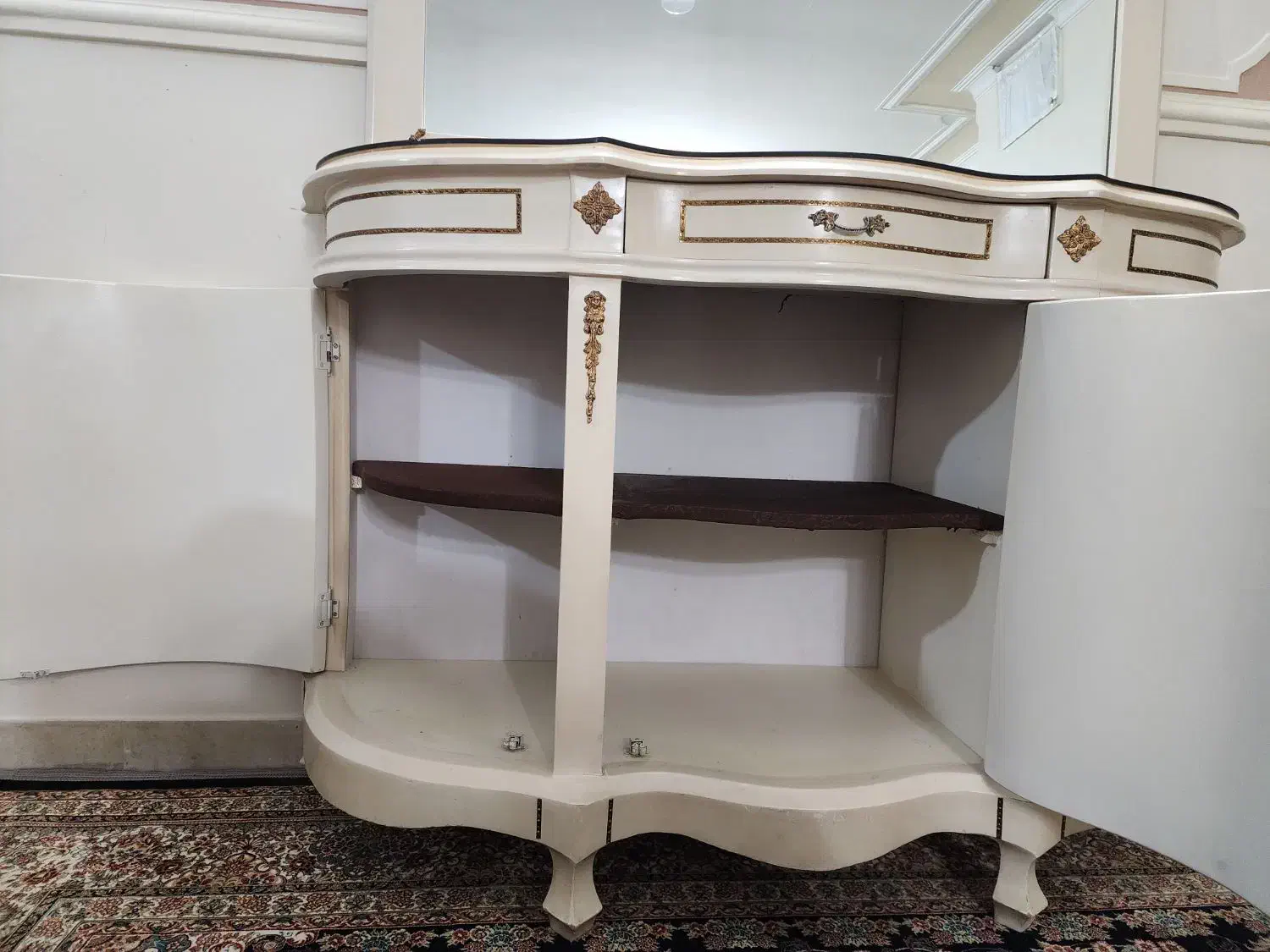 کنسول و آینه|بوفه، ویترین، کنسول|تهران, والفجر (افسریه)|دیوار