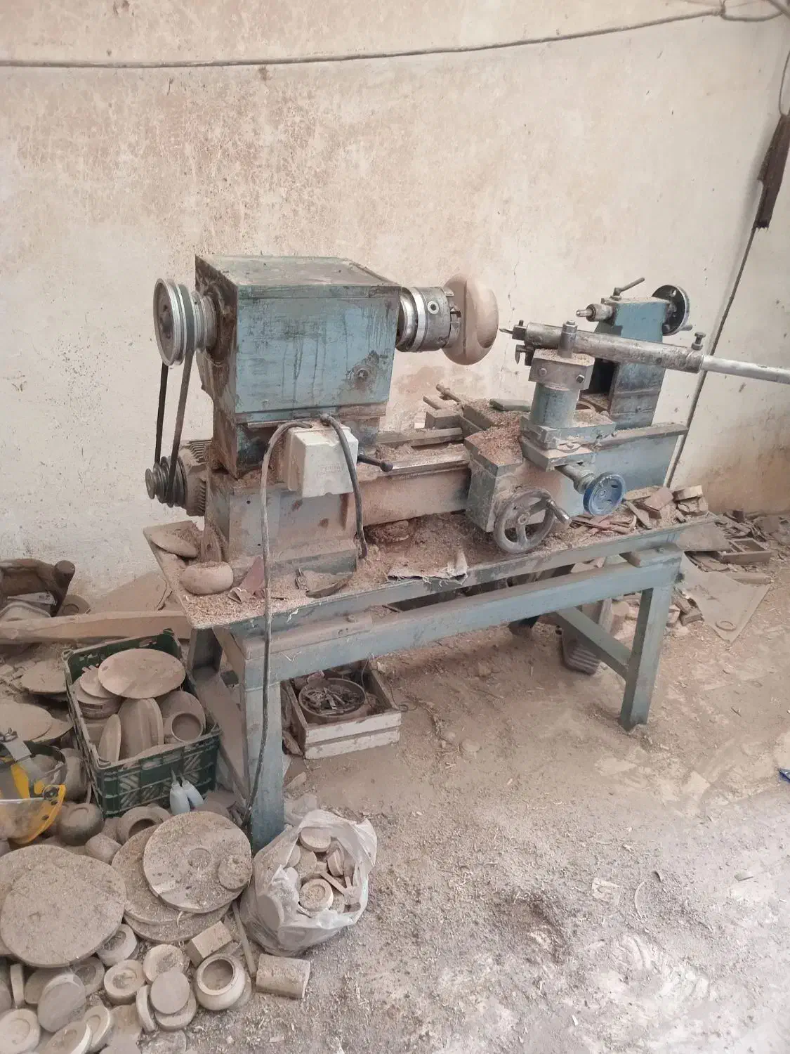 دستگاه خراطی نیمه اتومات|ابزارآلات|قم, کاسه گران|دیوار