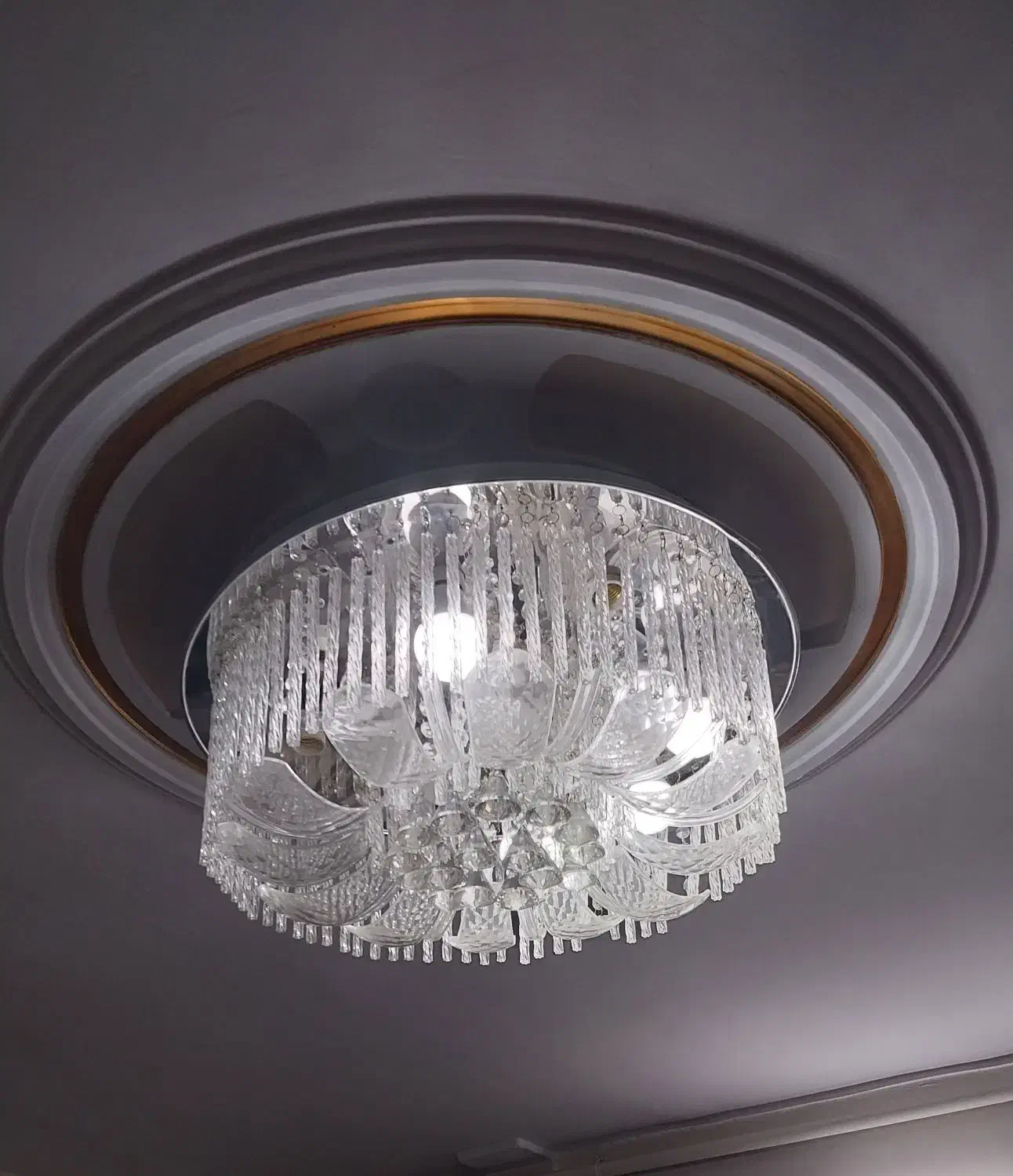 لوسترسقفی کریستال|لوستر و چراغ آویز|قزوین, |دیوار