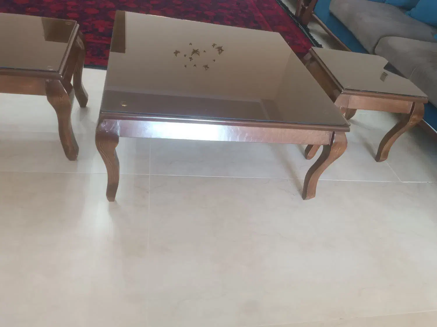 میز جلو مبلی و عسلی|مبلمان خانگی و میز عسلی|پرند, فاز ۳|دیوار