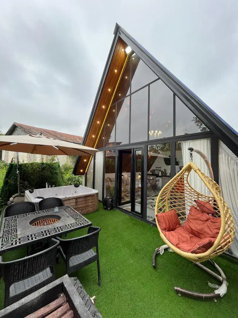 کلبه با خدمات هتلی صبحانه رایگان|اجارهٔ کوتاهمدت ویلا و باغ|رویان, |دیوار