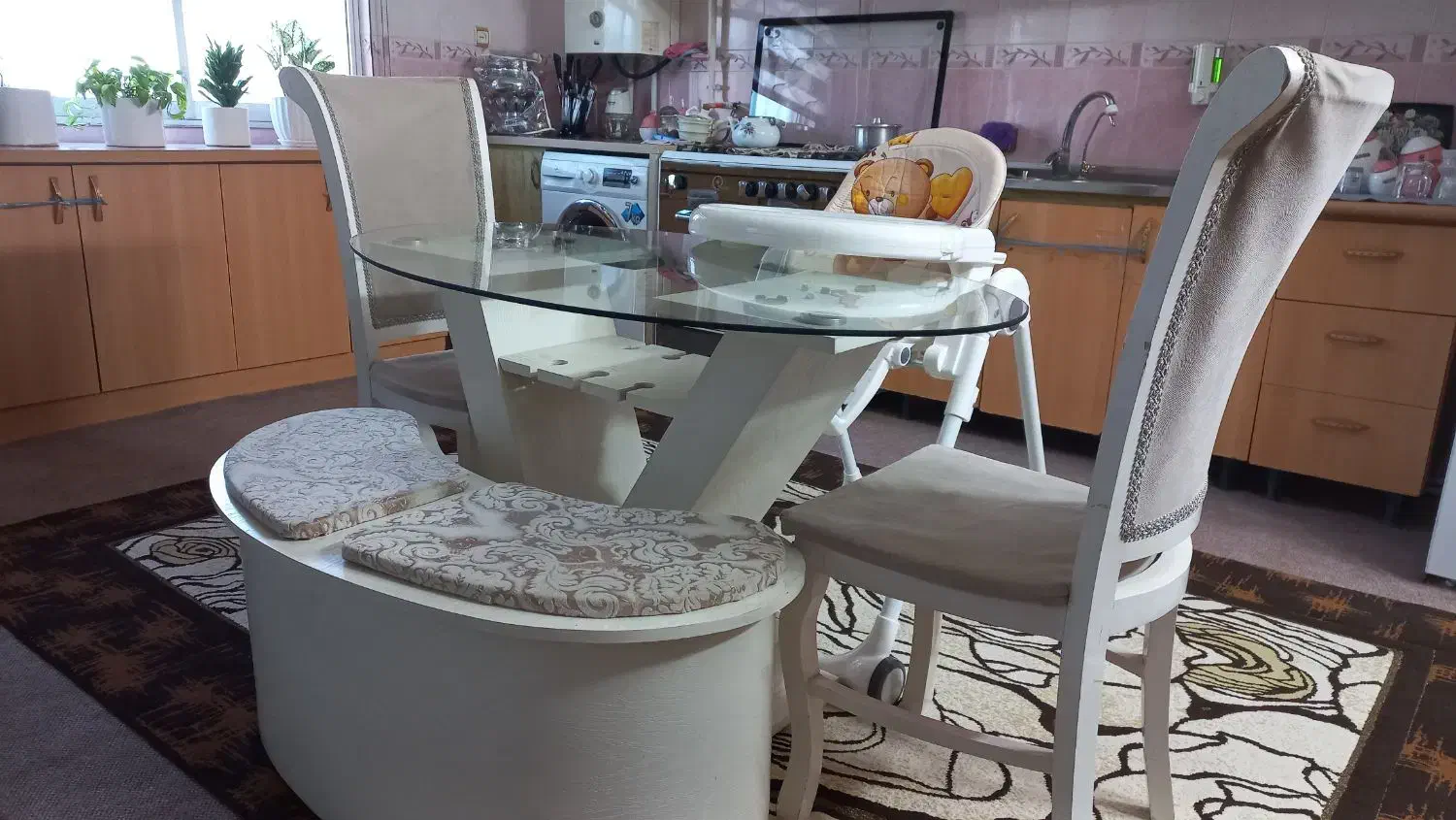 میزناهارخوری ۴نفره|میز و صندلی غذاخوری|لنگرود, |دیوار