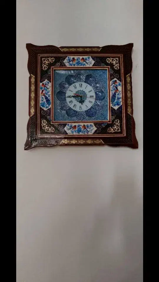 ساعت خاتم و مینا کاری و تابلو اسماء اللهی|ساعت دیواری و تزئینی|کرج, استاندارد|دیوار