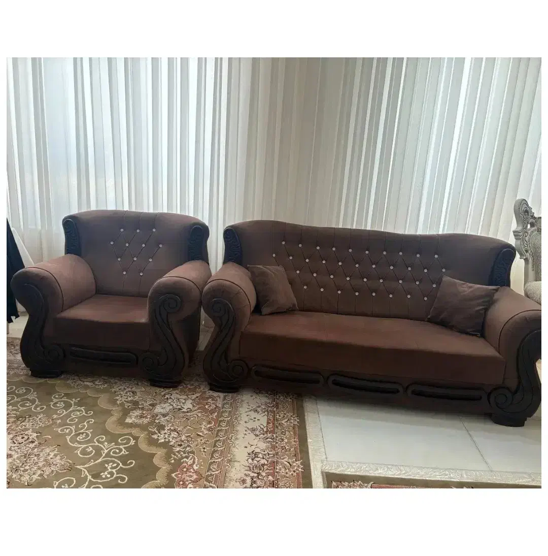 مبل ایران راحتی7نفرهباجلو مبلی نوزیاداستفاده نشده|مبلمان خانگی و میز عسلی|اراک, |دیوار