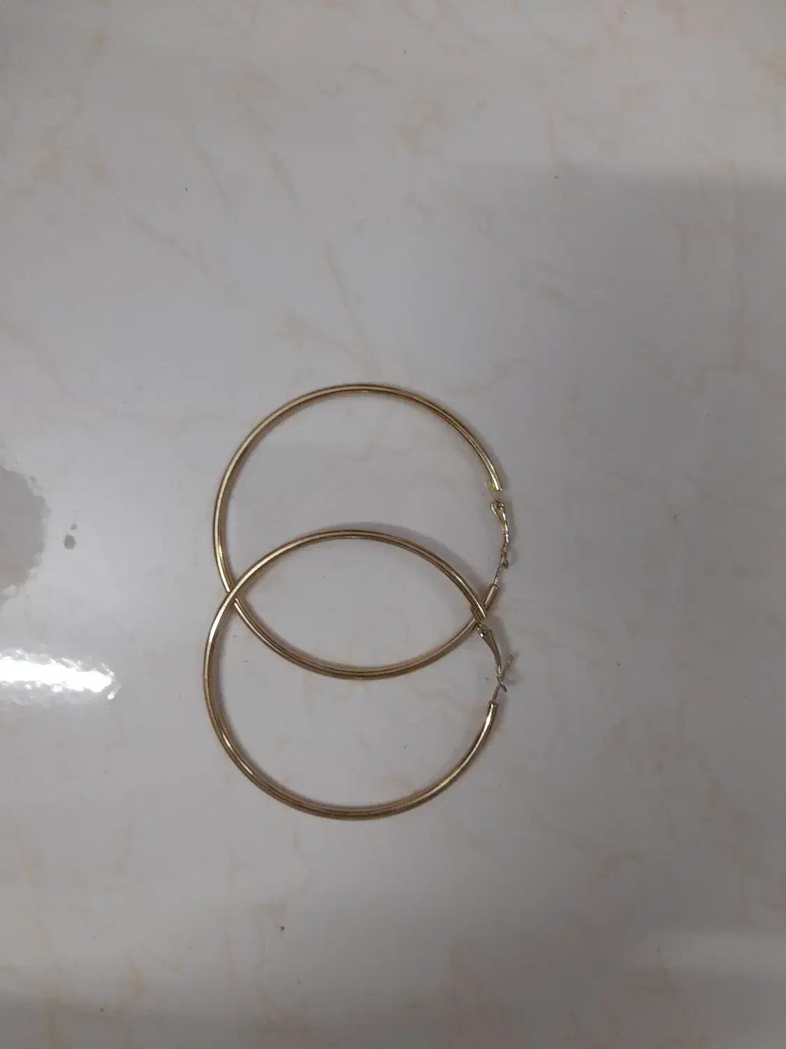 گوشواره طلایی حلقه‌ای بزرگ|بدلیجات|تهران, جوادیه|دیوار