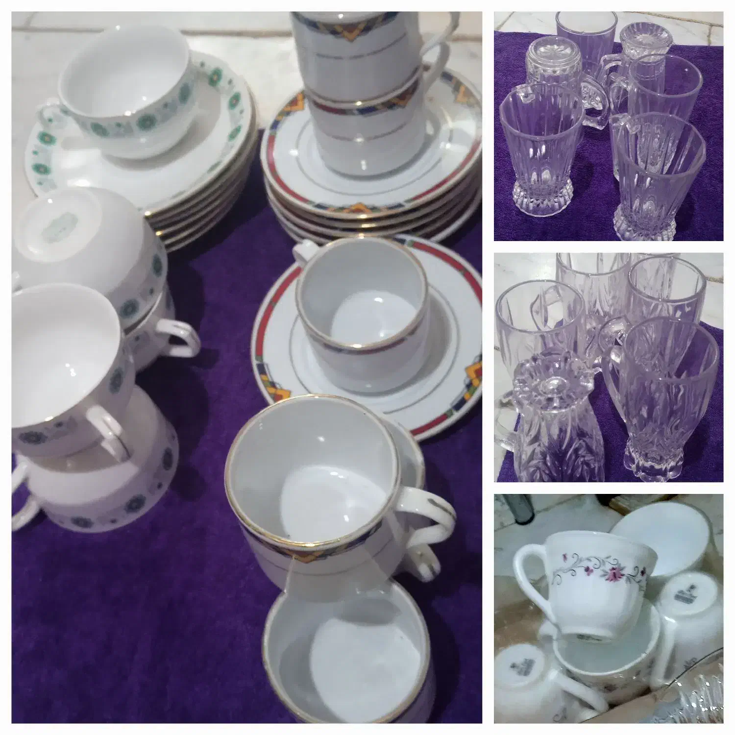 تعداد لوازم خانگی قیمت مختلف فروش فوری|ظروف سرو و پذیرایی|قرچک, زیبا شهر|دیوار