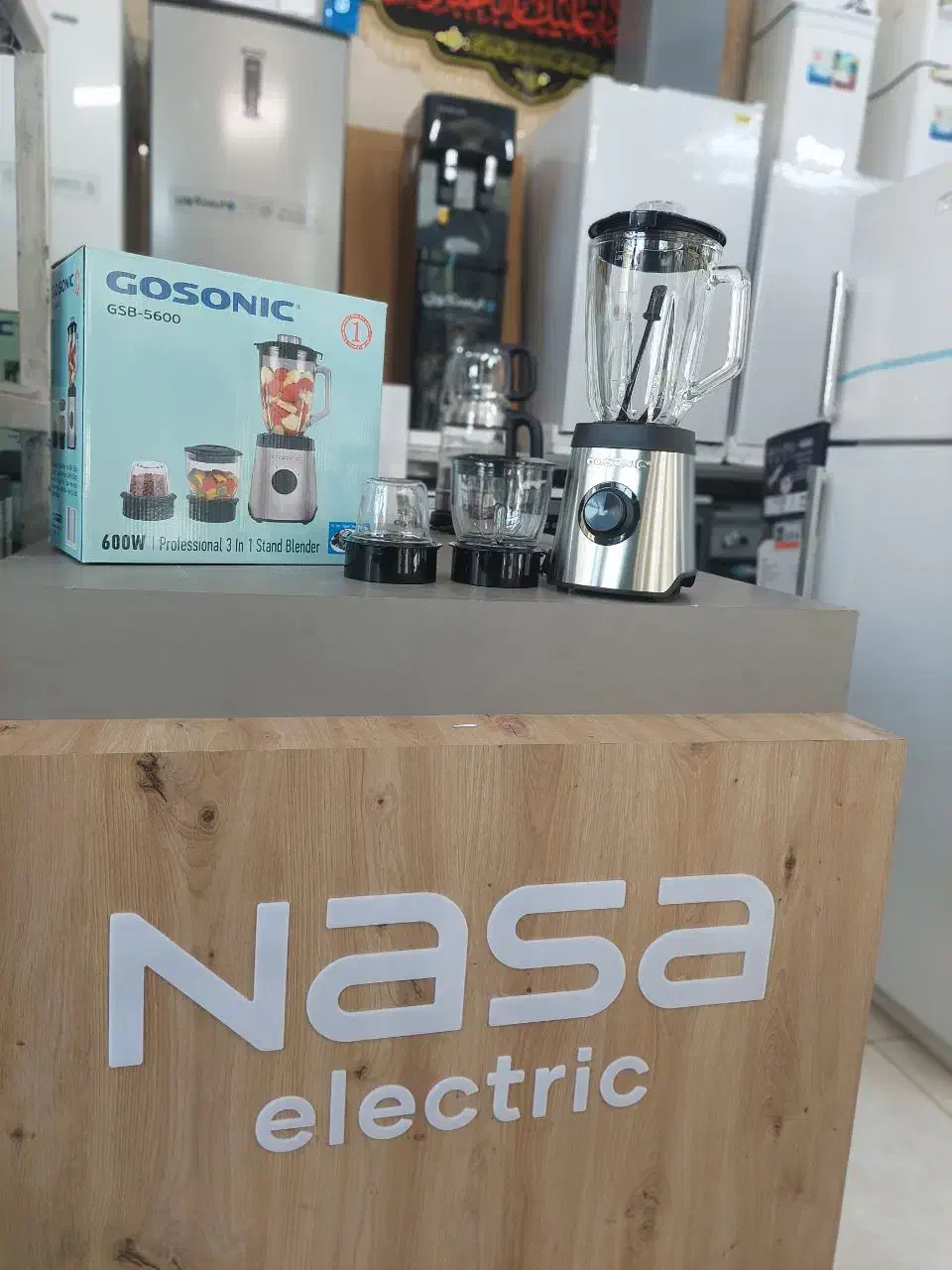 گوشتکوب چایساز مخلوط کن آبمیوه گیری ناسا گاسونیک|آبمیوهگیر و آبمرکباتگیر|قم, نیروگاه|دیوار