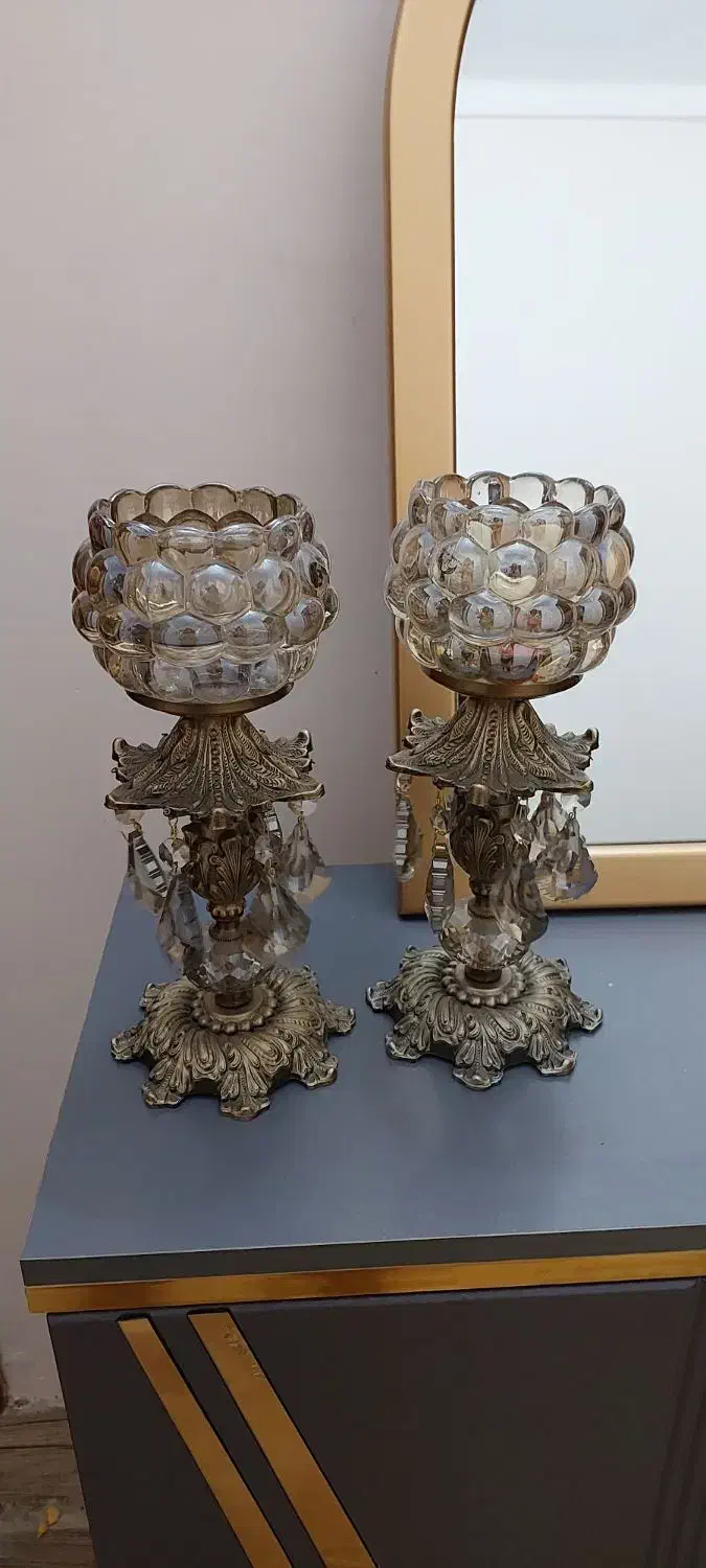 جاشمعی  کلاسیک (جفت)|صنایع دستی و سایر لوازم تزئینی|قائم‌شهر, |دیوار