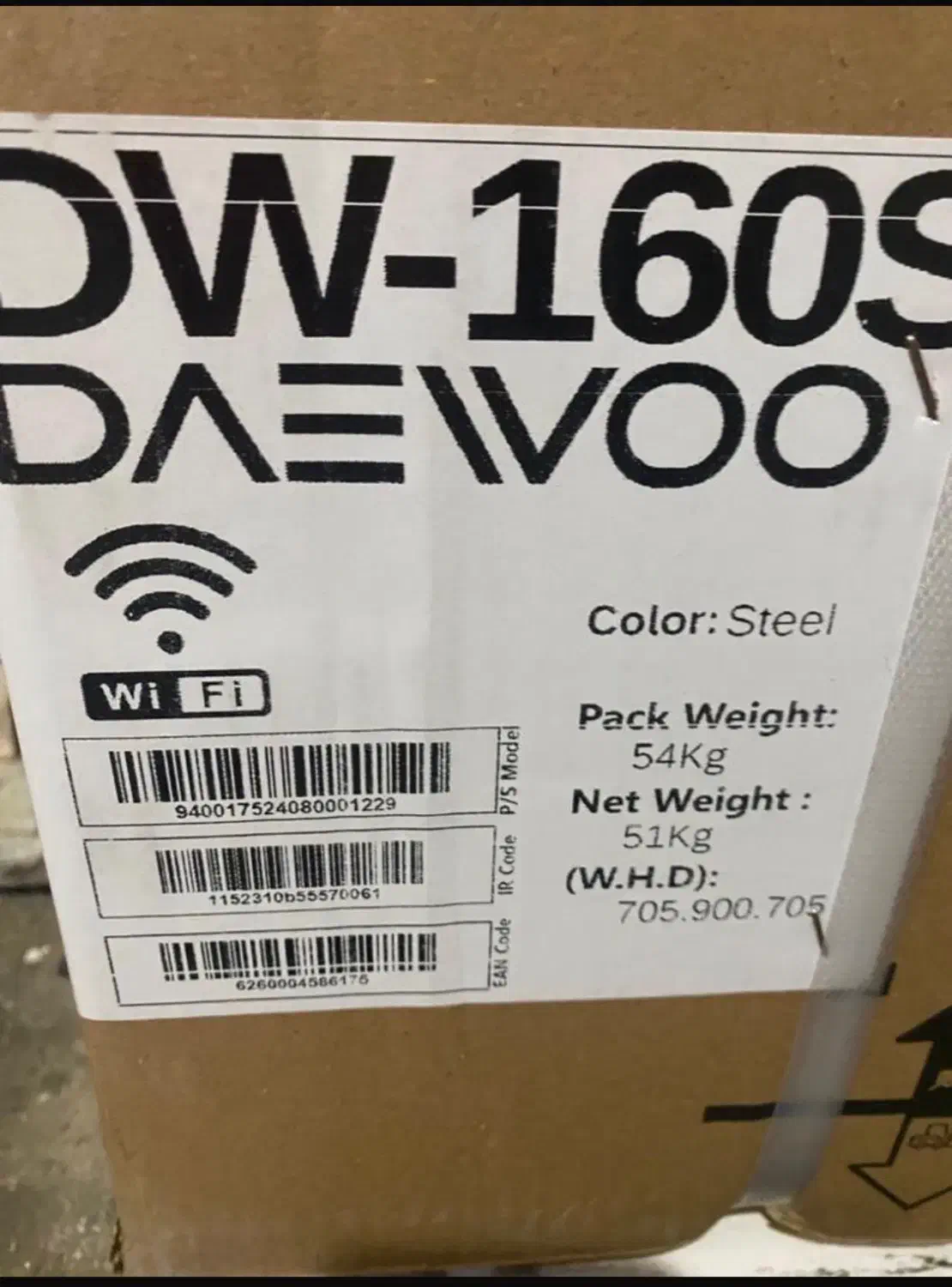 ماشین ظرفشویی دوو مدلDW160نقره ای|ماشین ظرفشویی|تهران, جوادیه|دیوار