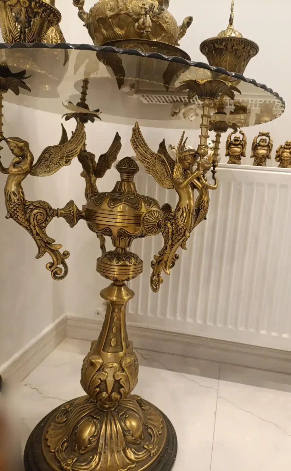 میز گرد برنجی|مبلمان خانگی و میز عسلی|تهران, عباسی|دیوار